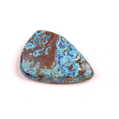 Kabošon Azurite č.1554 (30x22x6mm)