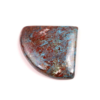 Kabošon Azurite č.1566 (47x38x7mm)