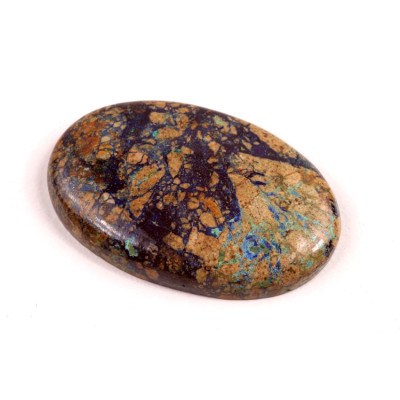 Kabošon Azurite č.1937 (35x23x5mm)