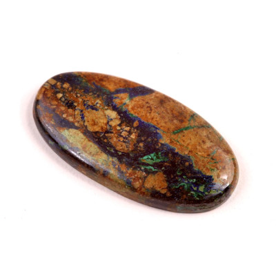 Kabošon Azurite č.1949 (38x20x5mm)