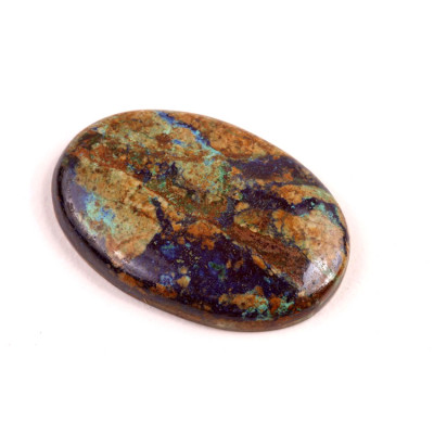 Kabošon Azurite č.1951 (34x23x5mm)