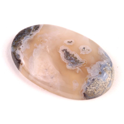 Kabošon Green Garden Quartz č.4077 (41x25x6mm)