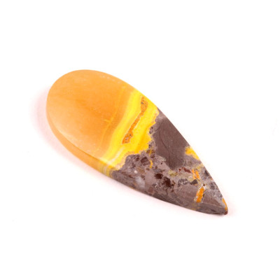 Kabošon Bumblebee Jasper č.5467 (41x17x5mm)