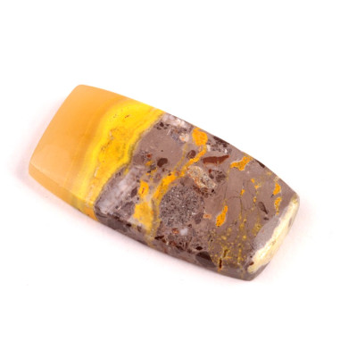 Kabošon Bumblebee Jasper č.5469 (38x19x6mm)