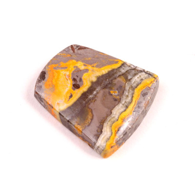 Kabošon Bumblebee Jasper č.5474 (29x27x6mm)