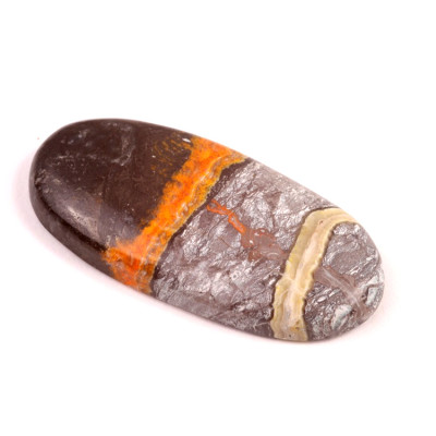 Kabošon Bumblebee Jasper č.2683 (54x25x8mm)