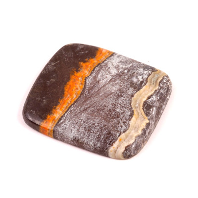 Kabošon Bumblebee Jasper č.2695 (48x45x7mm)