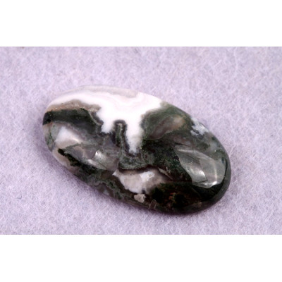 Kabošon Tree Agate č.1716 (37x22x8mm)