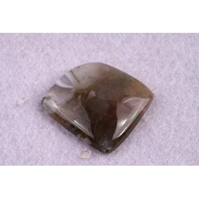 Kabošon Tree Agate č.1733 (27x30x6mm)