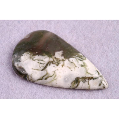Kabošon Tree Agate č.2590 (44x26x5mm)