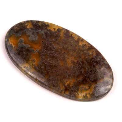 Kabošon Red Moss Agate č.2700 (48x27x4mm)