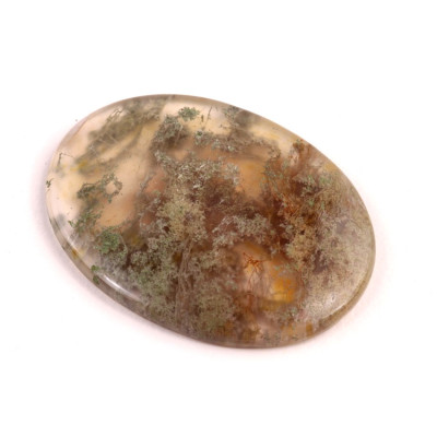 Kabošon Red Moss Agate č.2704 (39x28x4mm)