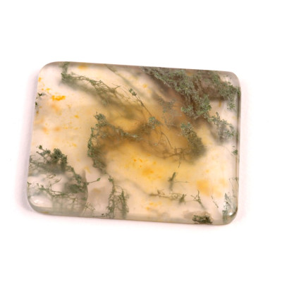 Kabošon Red Moss Agate č.2718 (36x29x4mm)