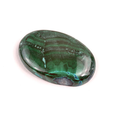 Kabošon Malachite Chrysocolla č.285 (34x23x6mm)