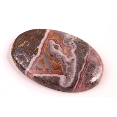 Kabošon Rhodochrosite Pyrite č.2978 (41x26x6mm)
