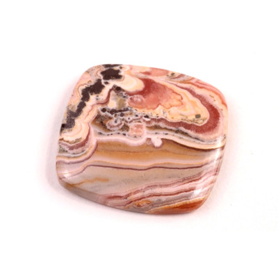 Kabošon Rhodochrosite Pyrite č.2983 (29x28x5mm)