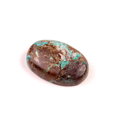 Kabošon Azurite Tourquise č.3097 (25x16x7mm)