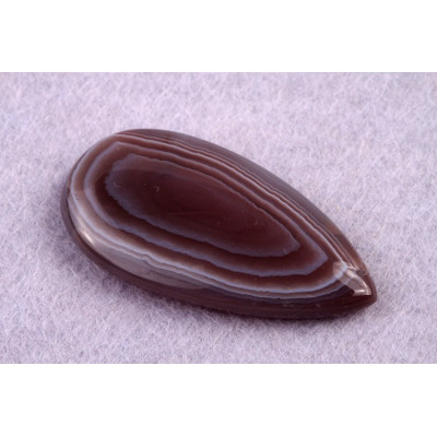 Kabošon Achát Botswana č.1538 (39x20x6mm)
