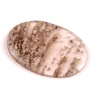 Kabošon Moss Quartz č.5588 (45x31x4mm)