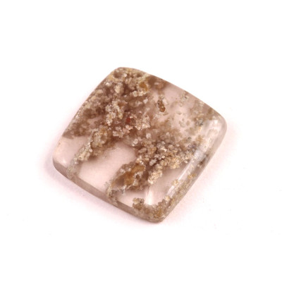 Kabošon Moss Quartz č.5589 (26x26x5mm)