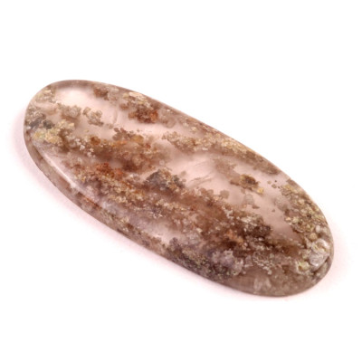 Kabošon Moss Quartz č.5590 (56x23x5mm)