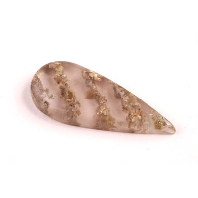 Kabošon Moss Quartz č.5593 (38x15x6mm)
