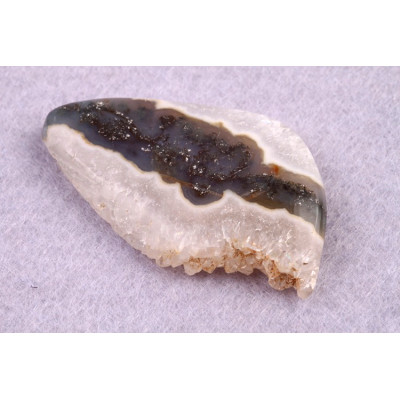 Kabošon Moss Druzy Quartz č.5618 (48x29x7mm)