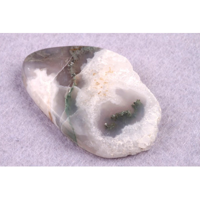 Kabošon Moss Druzy Quartz č.5621 (46x31x7mm)