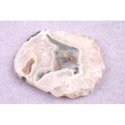 Kabošon Moss Druzy Quartz č.5623 (55x47x6mm)