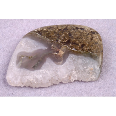 Kabošon Moss Druzy Quartz č.5629 (46x35x6mm)