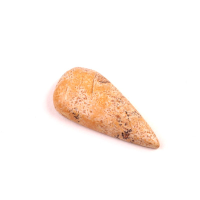 Kabošon Picture Jasper č.2324 (33x16x7mm)