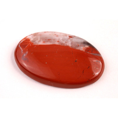 Kabošon Red Jaspis č.405 (37x24x6mm)