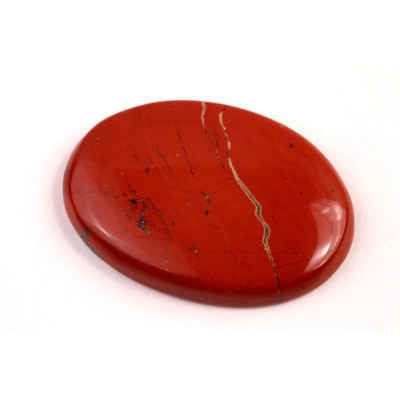 Kabošon Red Jaspis č.410 (36x25x5mm)