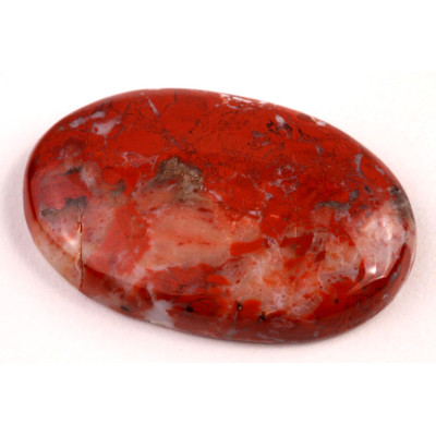 Kabošon Red Jaspis č.442 (39x23x8mm)