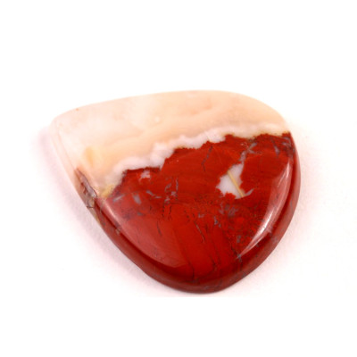 Kabošon Red Jaspis č.446 (35x29x6mm)