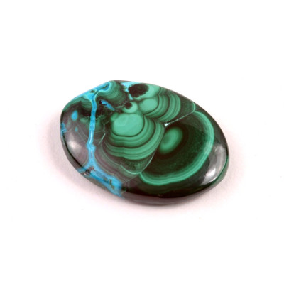 Kabošon Malachite Chrysocolla č.293 (30x22x6mm)