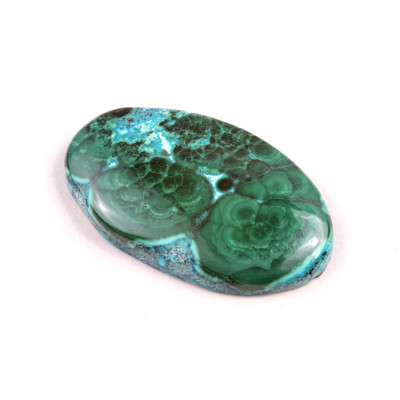 Kabošon Malachite Chrysocolla č.4156 (35x21x5mm)