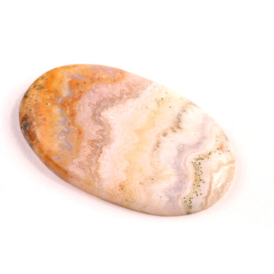 Kabošon Yellow Crazy Lace Agate č.2486 (39x23x5mm)