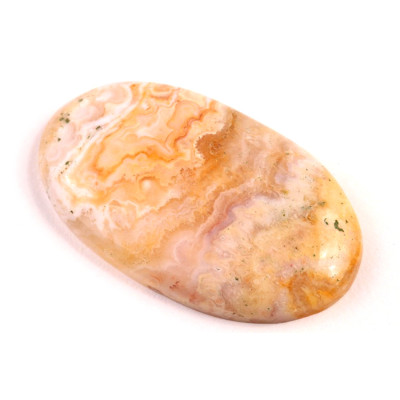Kabošon Yellow Crazy Lace Agate č.2489 (41x24x6mm)