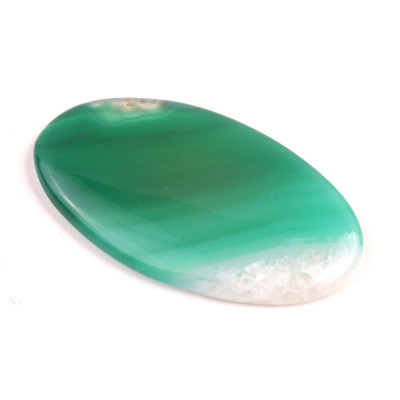 Kabošon Green Line Bandate Agate č.5806 (49x28x5mm)