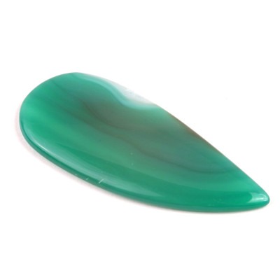 Kabošon Green Line Bandate Agate č.5811 (59x25x4mm)