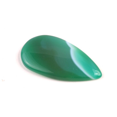 Kabošon Green Line Bandate Agate č.5814 (40x22x5mm)