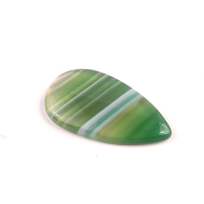 Kabošon Green Line Bandate Agate č.5821 (36x20x5mm)