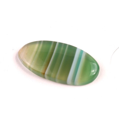 Kabošon Green Line Bandate Agate č.5822 (34x17x5mm)