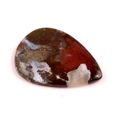 Kabošon Red Garden Quartz č.5900 (42x29x5mm)
