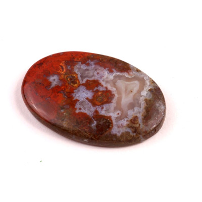 Kabošon Red Garden Quartz č.5903 (39x26x6mm)
