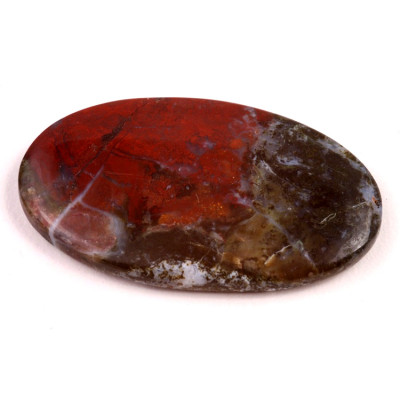 Kabošon Red Garden Quartz č.5907 (49x28x5mm)