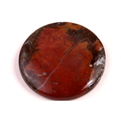 Kabošon Red Garden Quartz č.5910 (38x6mm)