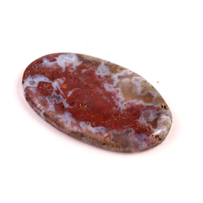 Kabošon Red Garden Quartz č.5913 (45x26x5mm)