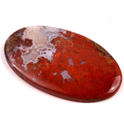 Kabošon Red Garden Quartz č.5915 (57x33x6mm)
